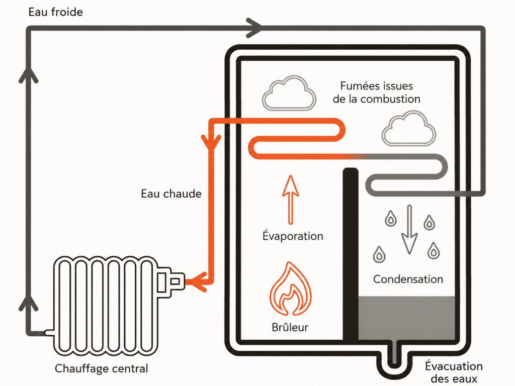 Chaudière gaz à condensation installée par un professionnel RGE à Nantes